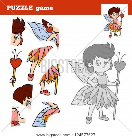 Puzzle Game For Children, Little Fairy
