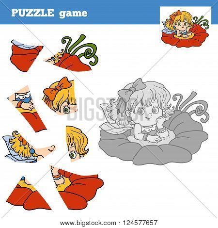 Puzzle Game For Children, Little Fairy