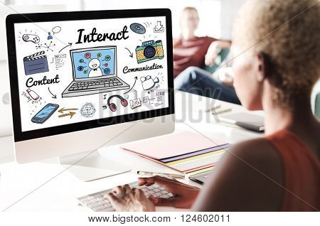Interact Interaction Interactive Interacting Group Concept