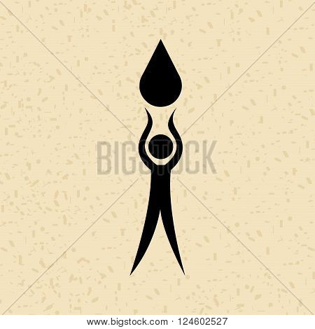 human figure design, vector illustration eps10 graphic