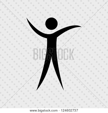 human figure design, vector illustration eps10 graphic