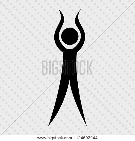 human figure design, vector illustration eps10 graphic