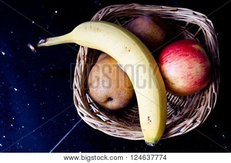 the fruit in the italian home  in the dinner