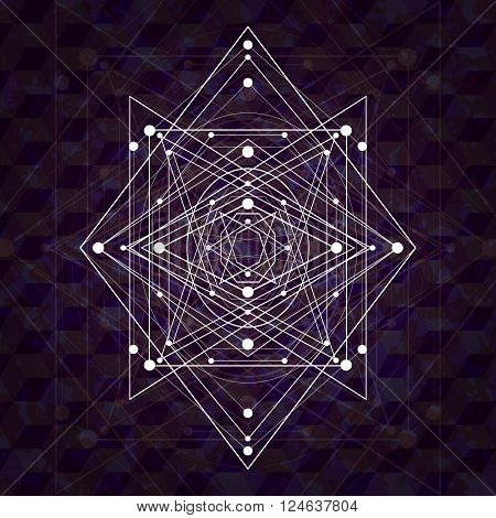 Geometric Shape Triangles Rhombs Background 1