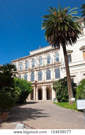 The Galleria Nazionale d'Arte Antica. Rome Italy.