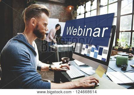 Webinar Website Online Internet Netwotking Concept