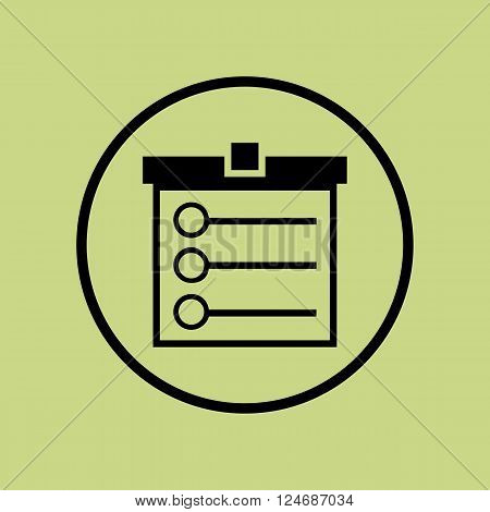 Task List Icon In Vector Format. Premium Quality Task List Icon. Web Graphic Task List Icon Sign On