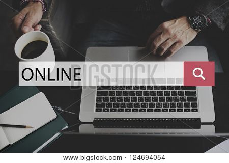 Online Internet Connection Social Networking Technology Concept