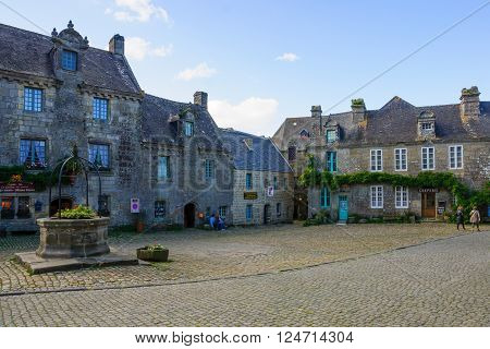 Typical Buildings In Locronan