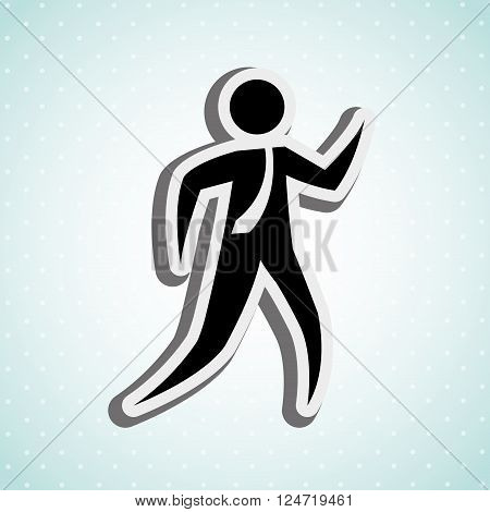 human figure design, vector illustration eps10 graphic