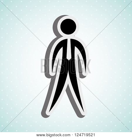 human figure design, vector illustration eps10 graphic