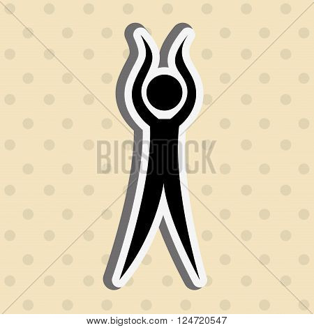 human figure design, vector illustration eps10 graphic