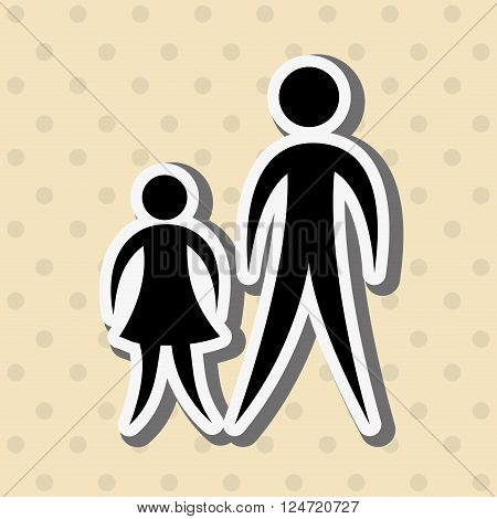 human figure design, vector illustration eps10 graphic