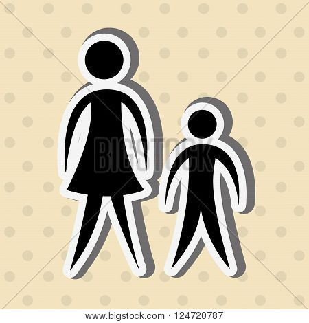 human figure design, vector illustration eps10 graphic