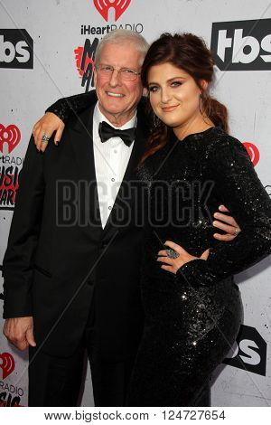 LOS ANGELES - APR 3:  Gary Trainor, Meghan Trainor at the iHeart Radio Music Awards 2016 Arrivals at the The Forum on April 3, 2016 in Inglewood, CA