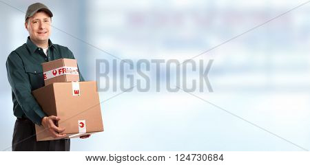 Delivery postman.