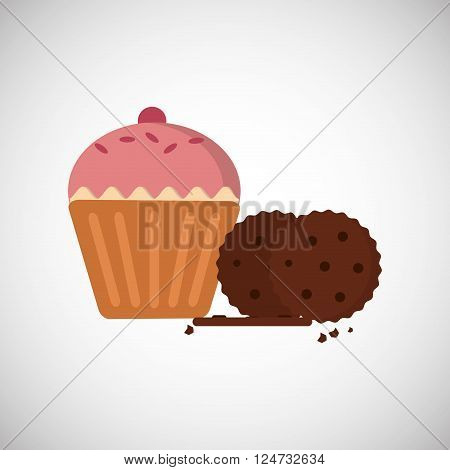 Bakery concept with bread icon design, vector illustration 10 eps graphic.
