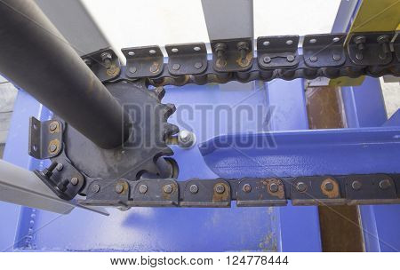 conveyor chain line in technology  line machine