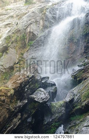 Waterfall Is Big In Forest