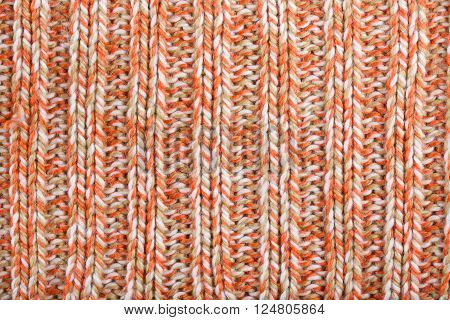 Tender textile knitted warmed texture. Background. Closeup