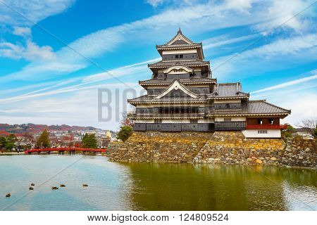 Matsumoto Castle in Matsumoto City Nagano Japan