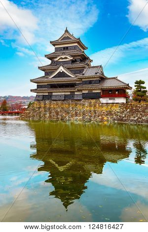 Matsumoto Castle in Matsumoto City Nagano Japan