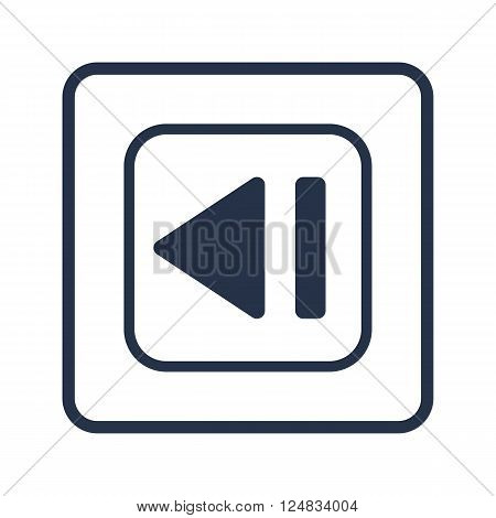 Music Backward In Vector Format. Premium Quality Music Backward. Web Graphic Music Backward Sign On