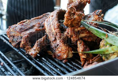 The Bull roast pork in tamarind sauce.