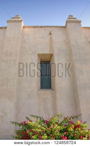 April 3 2016: Photo of Mission San Gabriel Arcangel which is located in San Gabriel Californa USA.