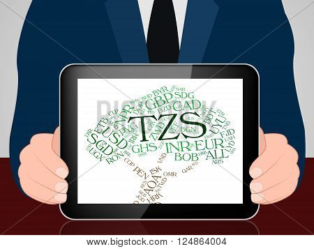 Tzs Currency Represents Exchange Rate And Coin