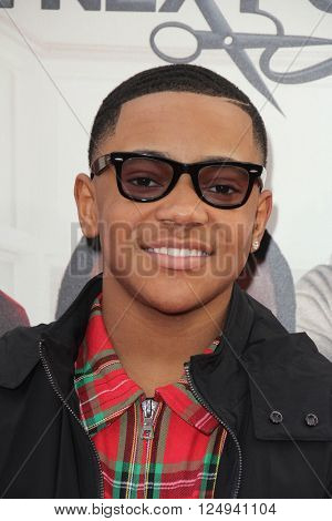 LOS ANGELES - APR 6:  Michael Rainey Jr. at the Barbershop - The Next Cut Premiere at the TCL Chinese Theater on April 6, 2016 in Los Angeles, CA