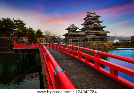 Matsumoto Castle in Matsumoto City Nagano, Japan