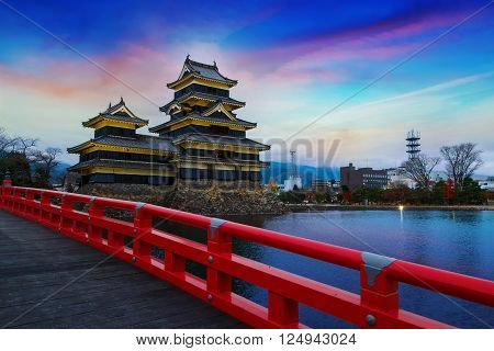 Matsumoto Castle in Matsumoto City Nagano, Japan
