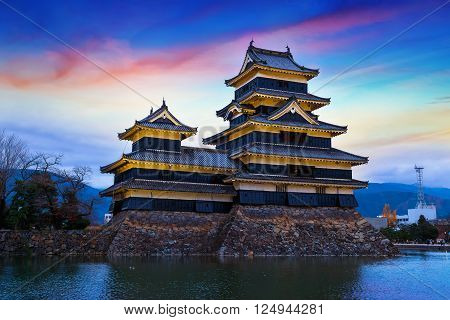 Matsumoto Castle in Matsumoto City Nagano, Japan