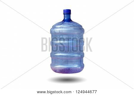 1.9 liter plastic bottle isolated on white background.