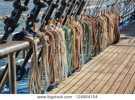 Rope marine generic term for rope products used in shipping.