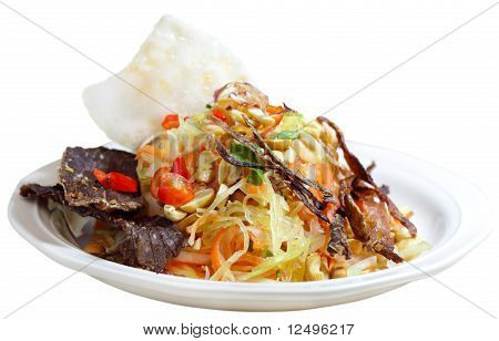 เนื้อแดดเดียวและยำ