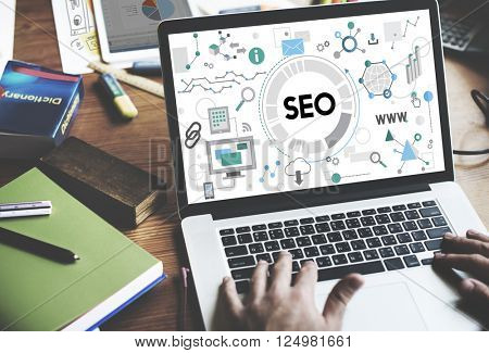 Searching Engine Optimizing SEO Browsing Concept