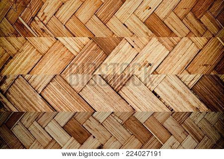 Fragment of parquet floor. Wooden background, texture for mobile devices and website