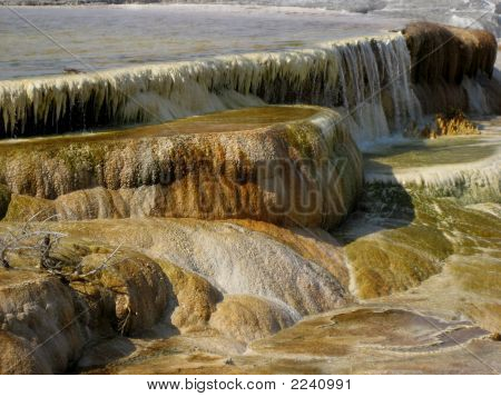 Nördlichen Plains Wyoming Yellowstone Mammoth Hot Springs