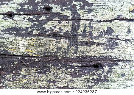 Old Wood Cracked On A Texture Background