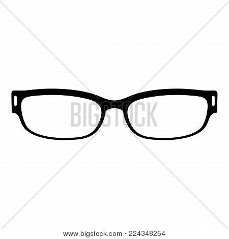 Reading glasses icon. Simple illustration of reading glasses vector icon for web