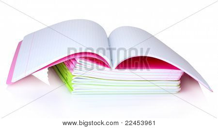 흰색 절연 몇 노트북