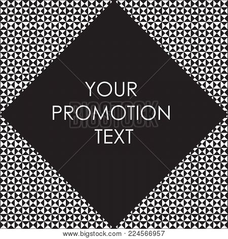 Square fashion business pattern. Promotion background for sale offer. Vector illustration EPS.8 EPS.10