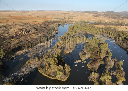 Vaalriver fra Airballoon