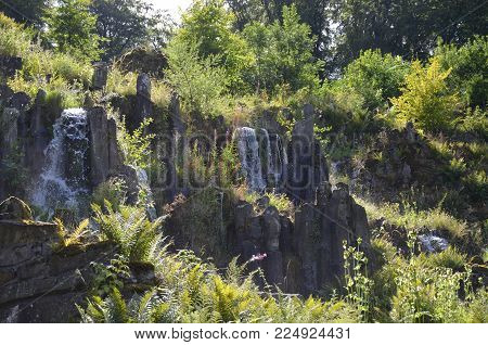 The Wilhelmshoehe Castle Park in Kassel, Germany