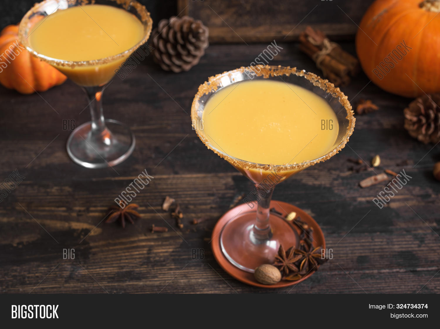 Pumpkintini. Pumpkin Image & Photo (Free Trial) | Bigstock