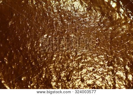 Chokolate Dough For Cake Close Up Texture Photo
