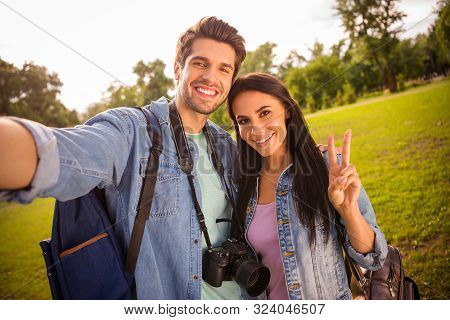 Self-portrait Of Her She His He Nice Attractive Lovely Charming Cheerful Cheery Positive Married Spo