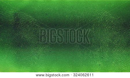 Blank Noisy Film Strip Texture Background With Heavy Grain, Dust And Fingerprint